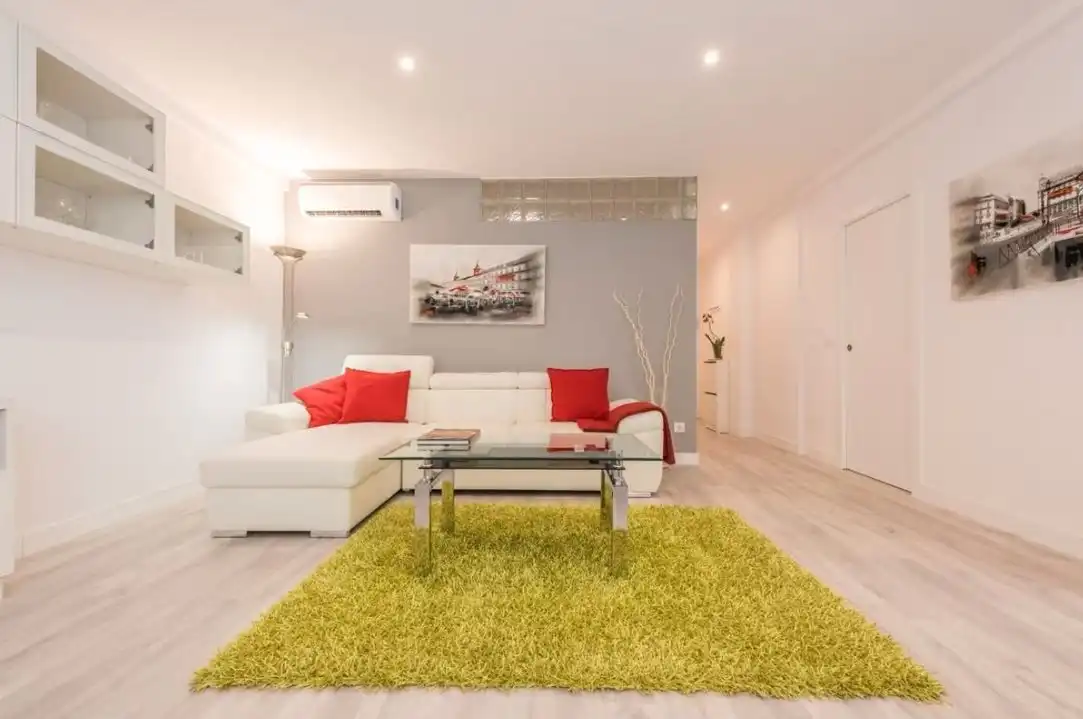 Wohnzimmer von Wohnung zur Miete in Sant Boi de Llobregat mit Klimaanlage, Möbliert und Haustiere erlaubt