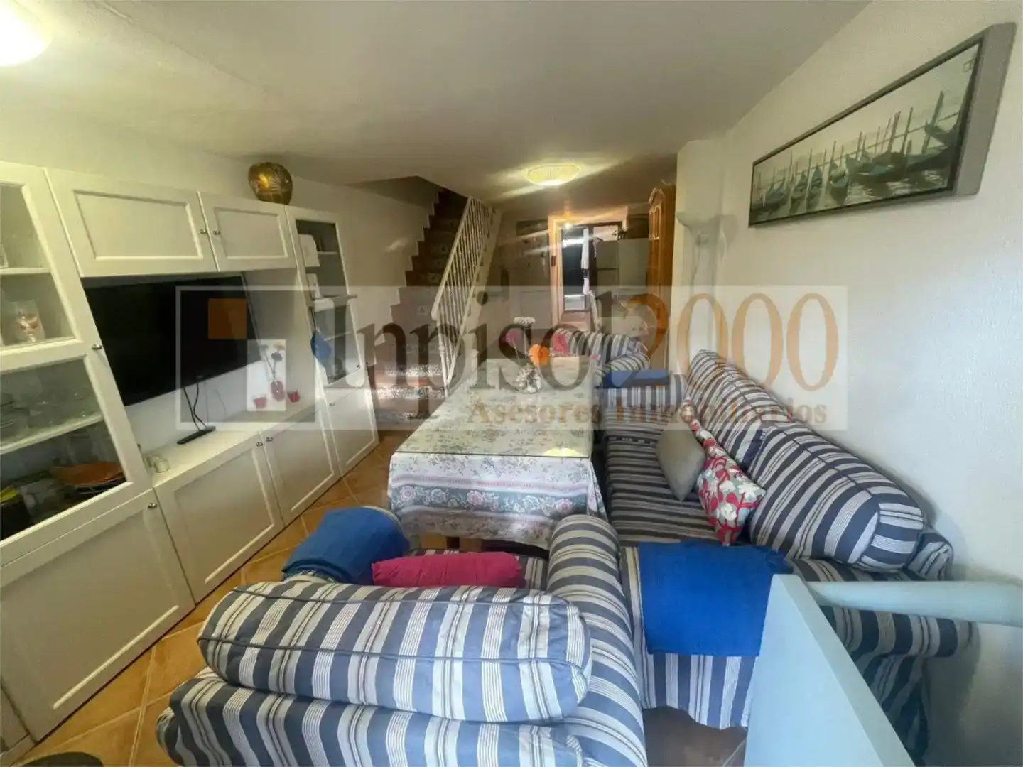 Sala d'estar de Casa adosada en venda en La Antilla