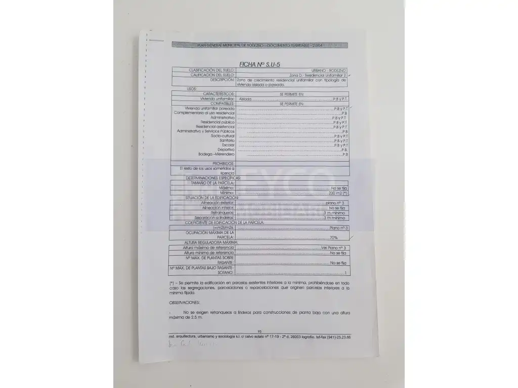 Wohnbaugrundstück zum Verkauf in Calle Fernando Salazar, imagen 9