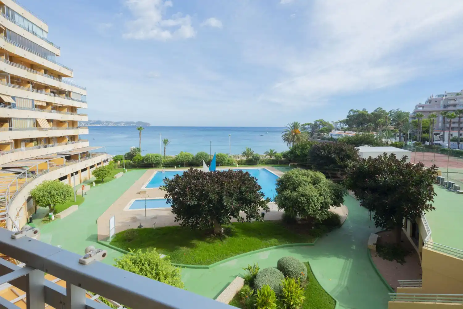 Schlafzimmer von Wohnungen zum Verkauf in Calpe / Calp mit Klimaanlage, Heizung und Terrasse