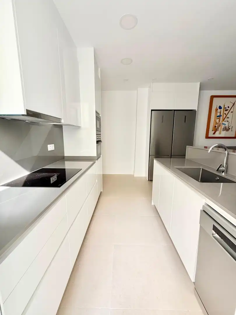 Küche von Wohnung zur Miete in Valencia mit Klimaanlage, Heizung und Möbliert