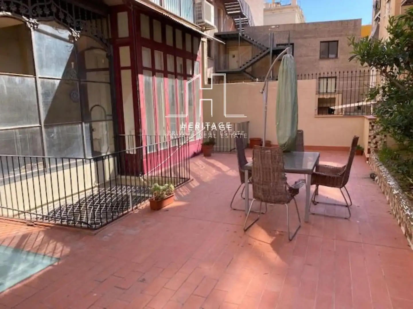 Terrasse von Wohnung zur Miete in Barcelona mit Klimaanlage, Heizung und Terrasse