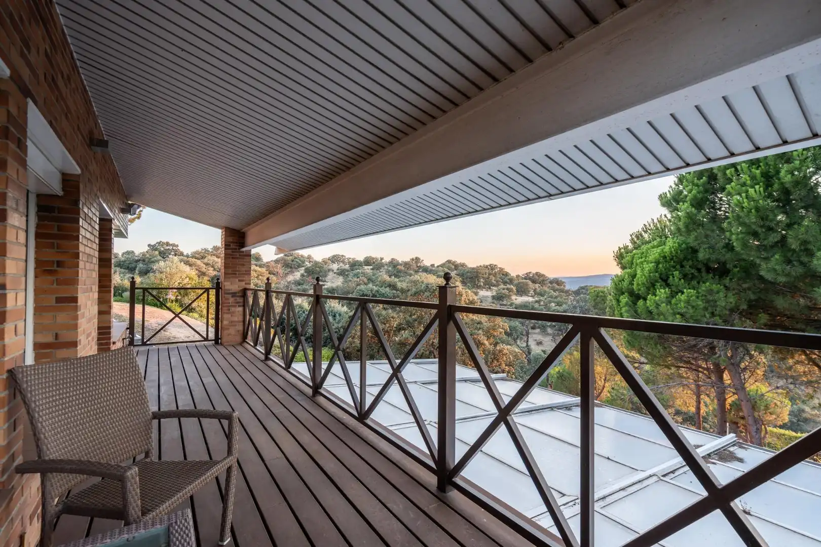 Terrassa de Casa o xalet en venda en Las Rozas de Madrid amb Aire condicionat, Calefacció i Jardí privat