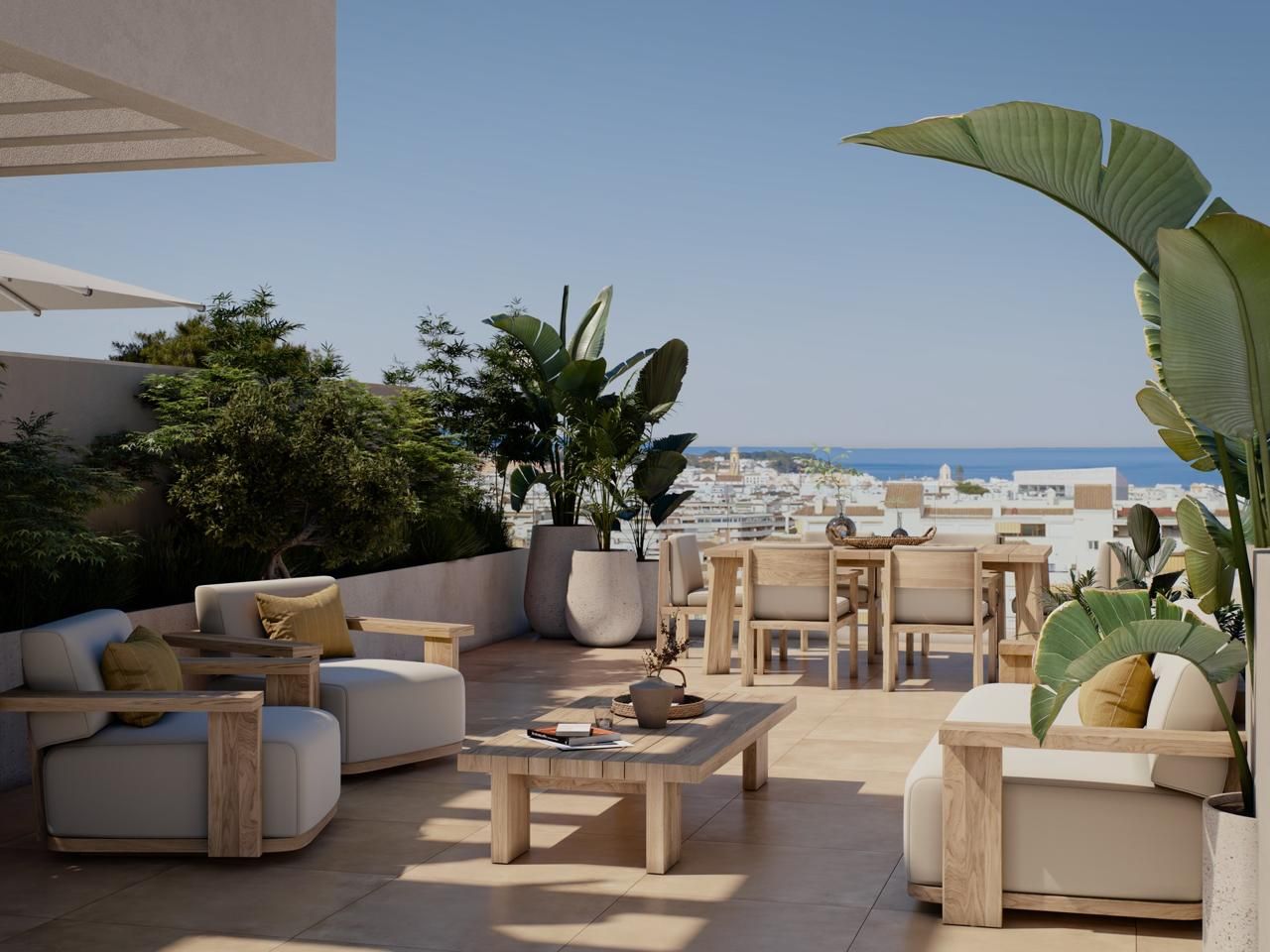 Terrassa de Apartament en venda en Estepona amb Aire condicionat, Calefacció i Terrassa