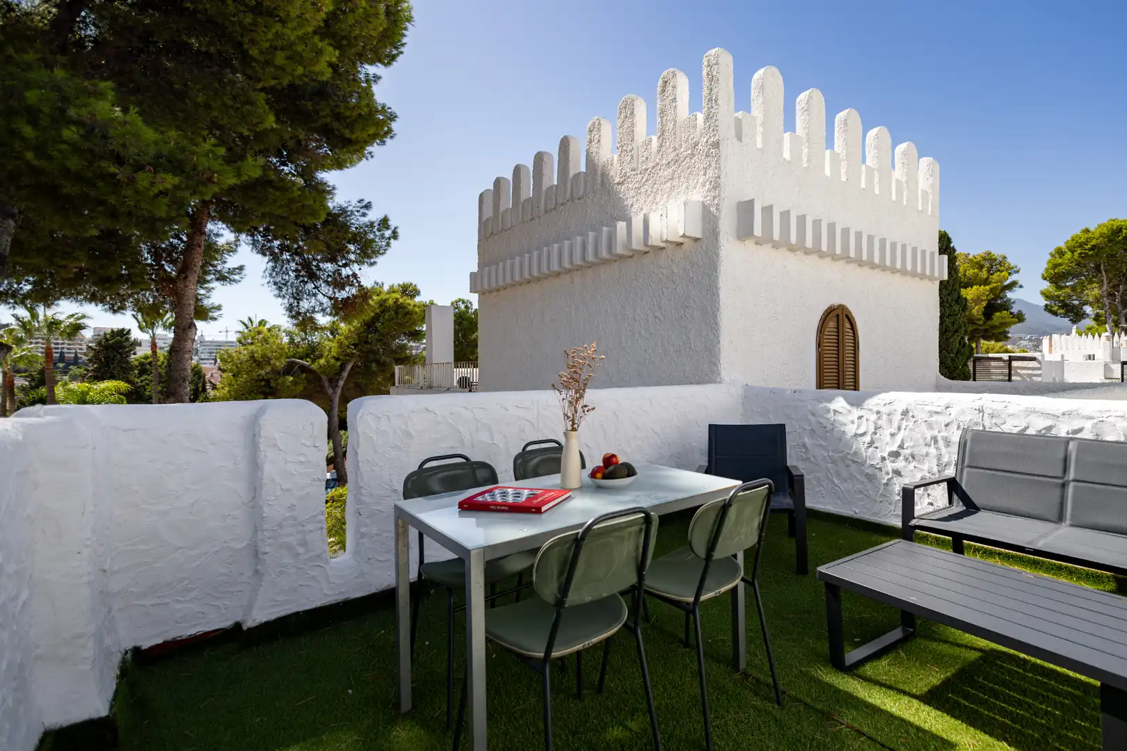 Terrassa de Dúplex de lloguer en Nueva Andalucía