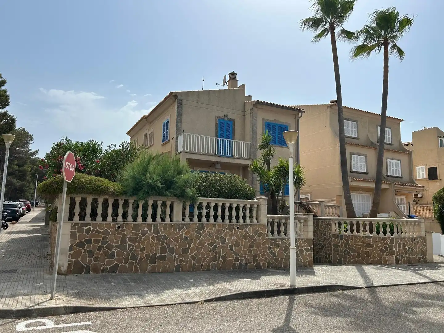 Vista exterior de Casa adosada en venda en Santa Margalida amb Calefacció, Jardí privat i Terrassa