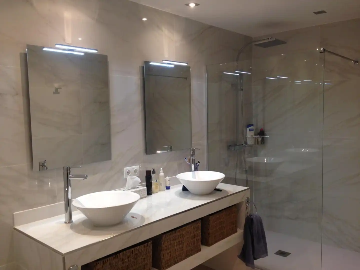 Bathroom of Detached homes for sale in Sant Josep de sa Talaia  with Air Conditioner, Heating and Private garden