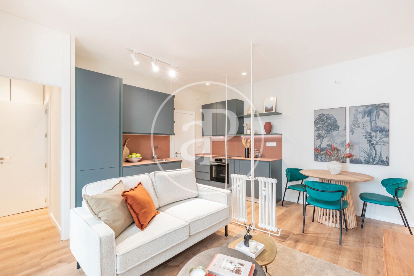 Living room of Flat for sale in  Madrid Capital  with Air Conditioner and Heating