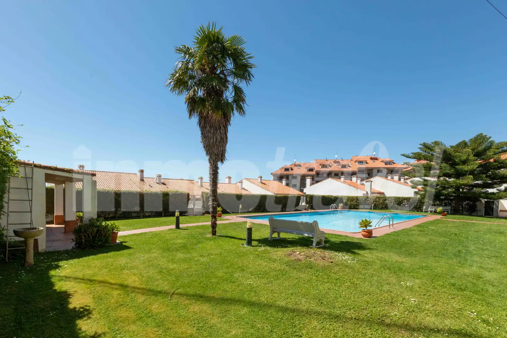 Jardí de Casa adosada de lloguer en Sanxenxo amb Jardí privat, Terrassa i Moblat