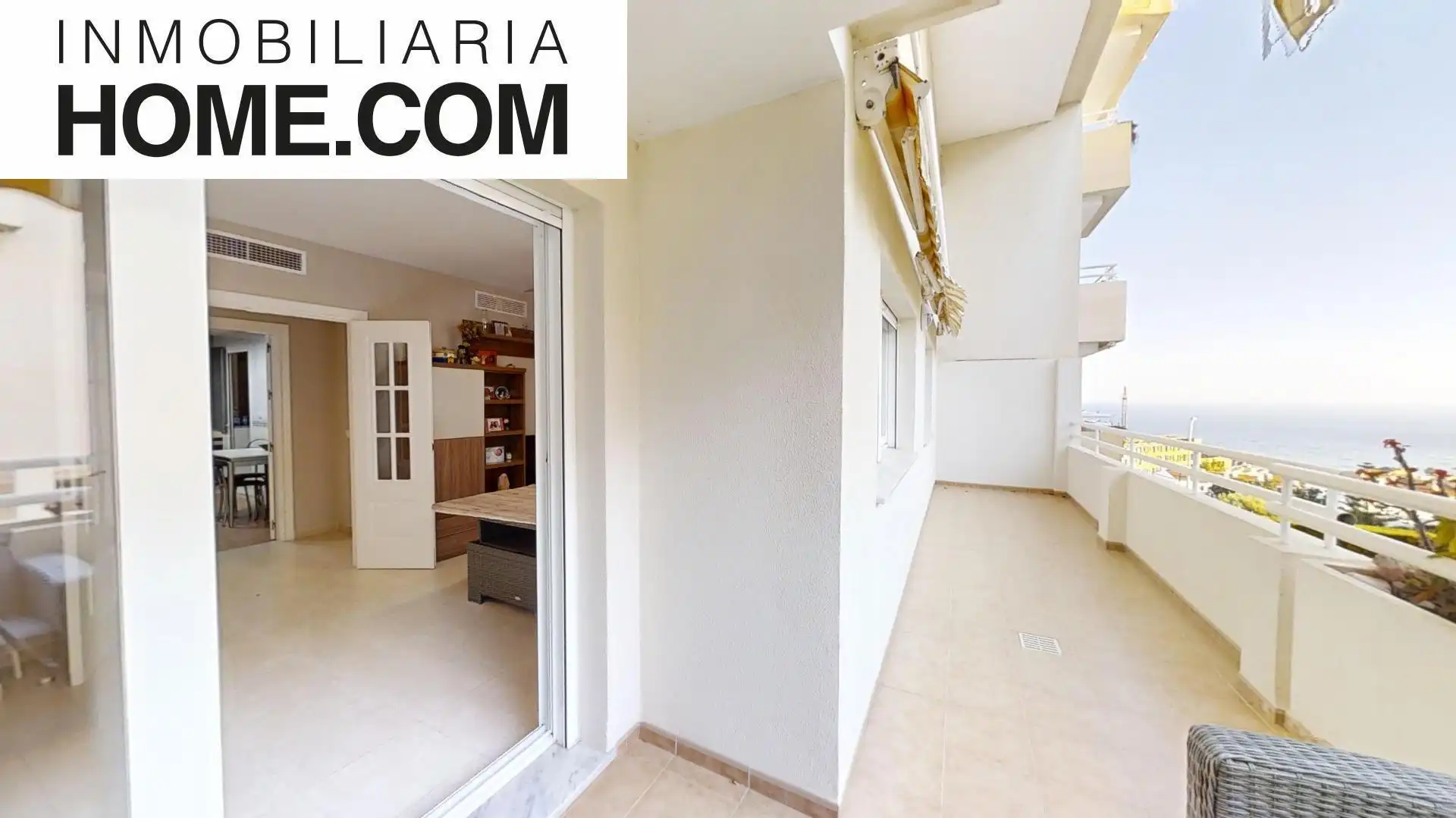 Balcony of Flat for rent in Rincón de la Victoria  with Terrace and Furnished