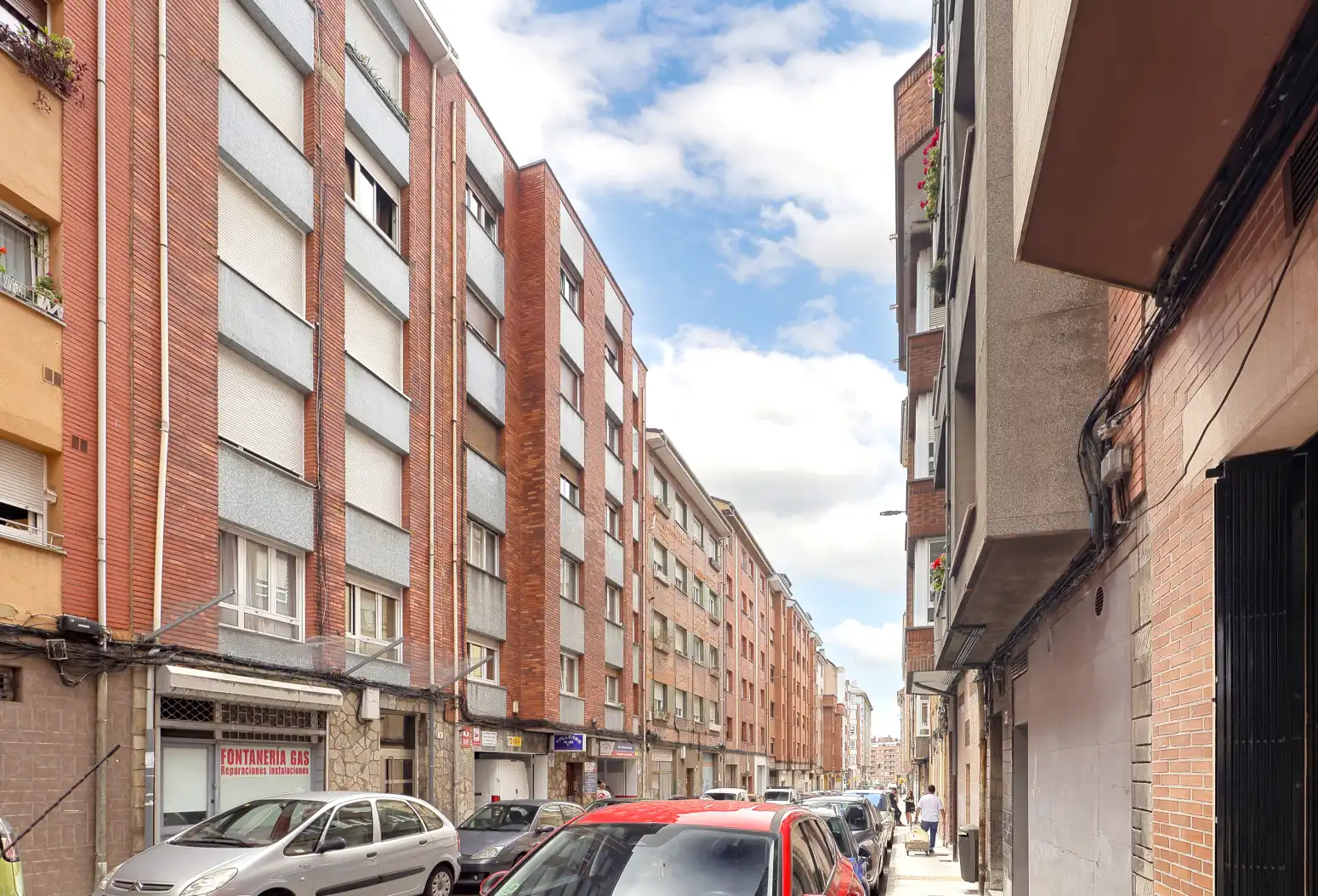 Exterior view of Flat for sale in Gijón   with Heating