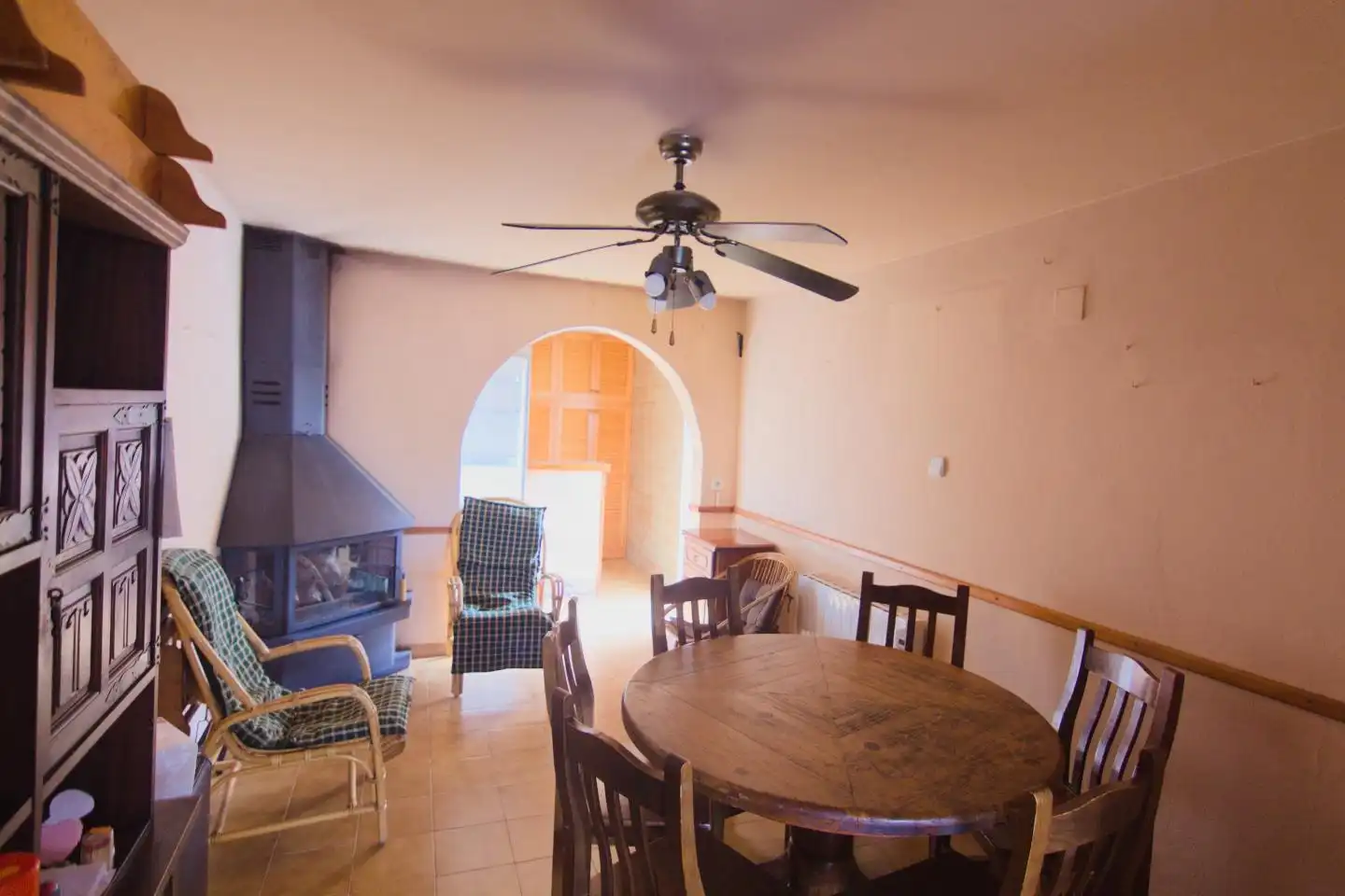 Dining room of Houses for sale in Santa Eulària des Riu  with Private garden, Terrace and Swimming Pool