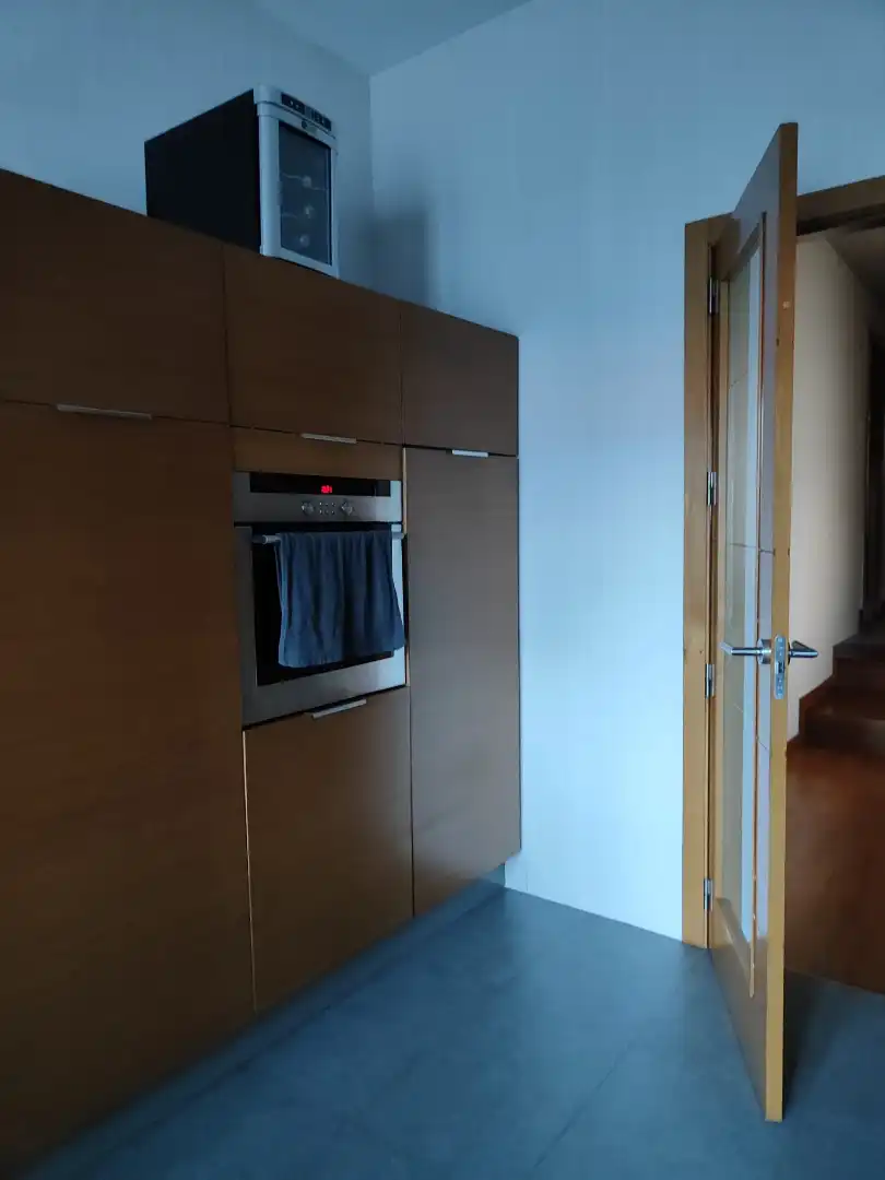 Cuina de Casa adosada en venda en Don Benito amb Aire condicionat, Calefacció i Jardí privat