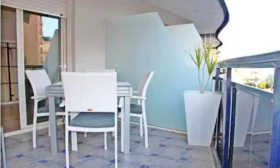 Terrace of Apartments for rent in Villajoyosa / La Vila Joiosa  with Air Conditioner, Heating and Terrace