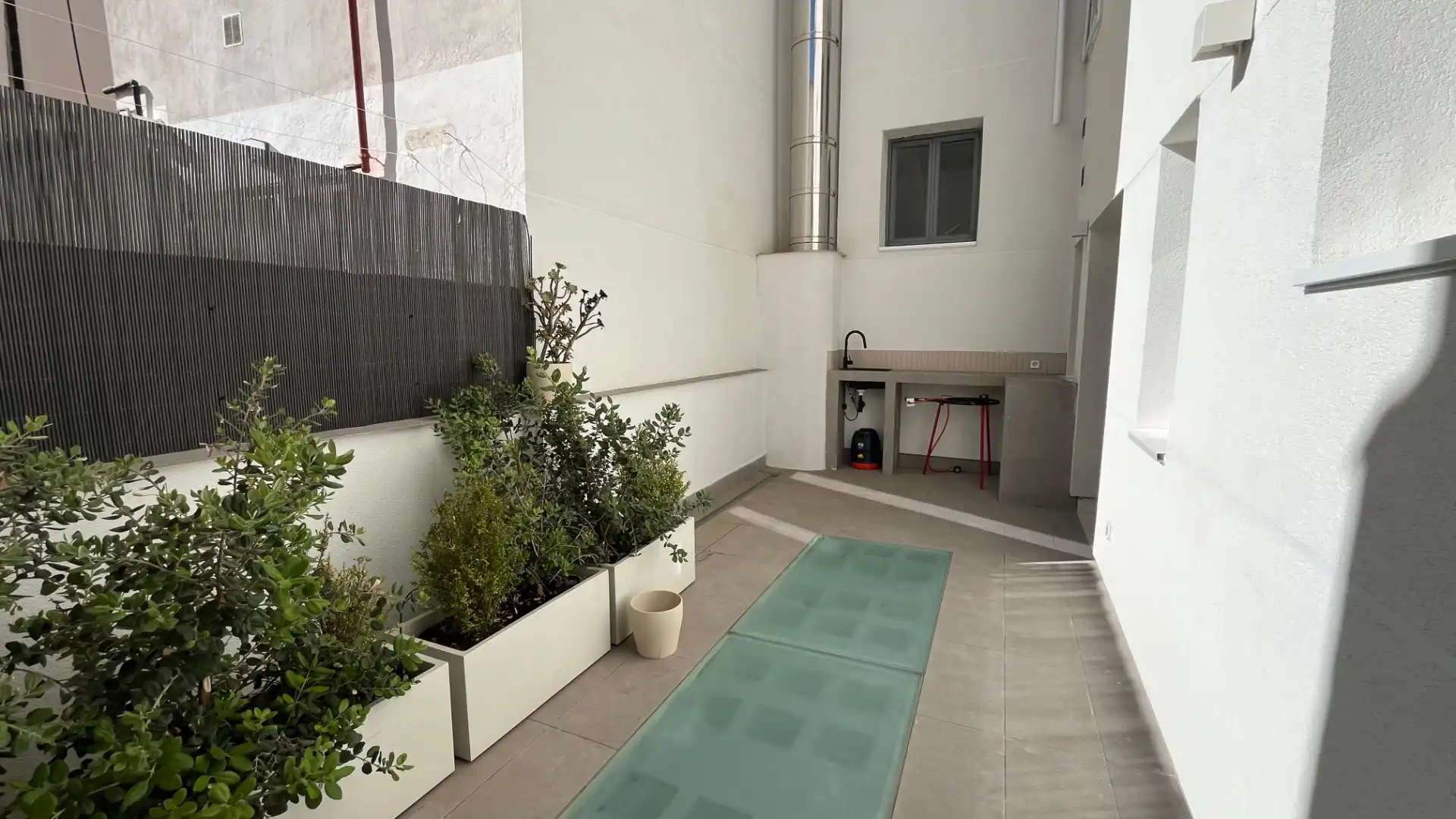 Terrasse von Wohnung zur Miete in Madrid mit Klimaanlage, Möbliert und Ofen
