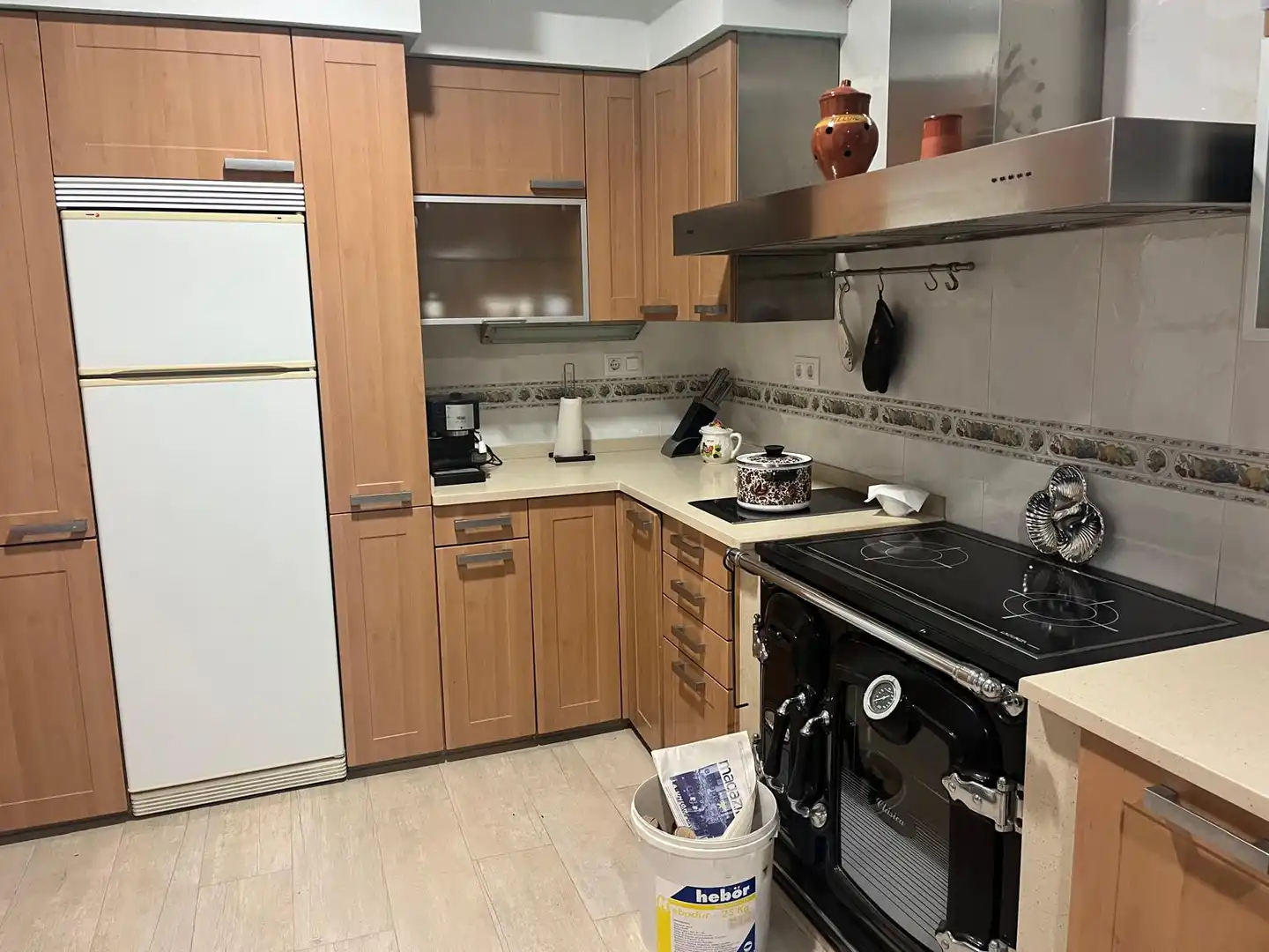 Cocina de Casa o chalet en venta en Crecente con Jardín privado, Terraza y Piscina