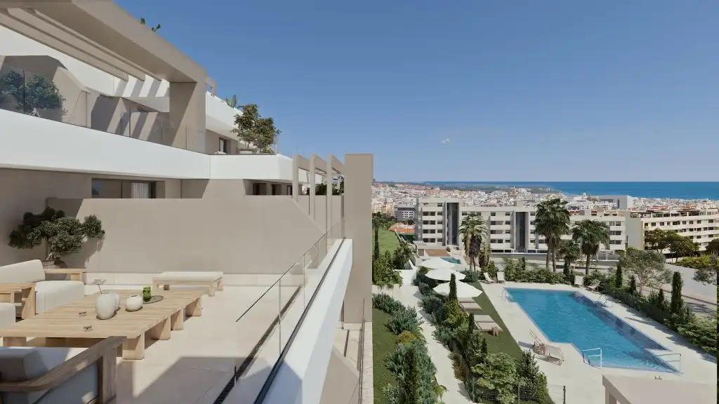Apartamento con piscina en venta en Estepona Pueblo, imagen 15