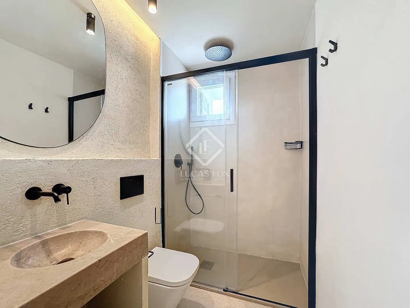 Badezimmer von Haus oder Chalet zur Miete in Ciutadella de Menorca mit Klimaanlage, Privatgarten und Terrasse