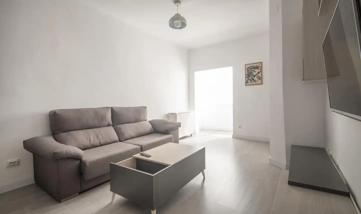 Sala de estar de Piso en venta en Barcelona con Amueblado