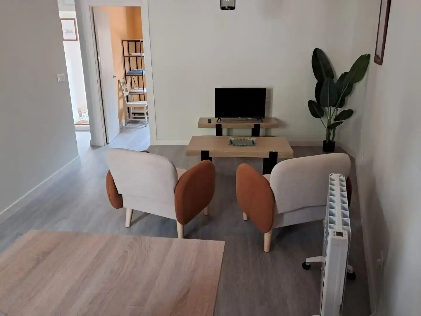 Living room of Flat for rent in Castrojeriz  with Parquet flooring and Furnished