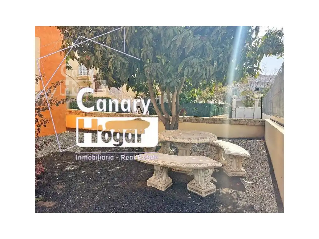 Terrasse von Wohnungen zum Verkauf in Adeje mit Privatgarten und Gemeinschaftspool