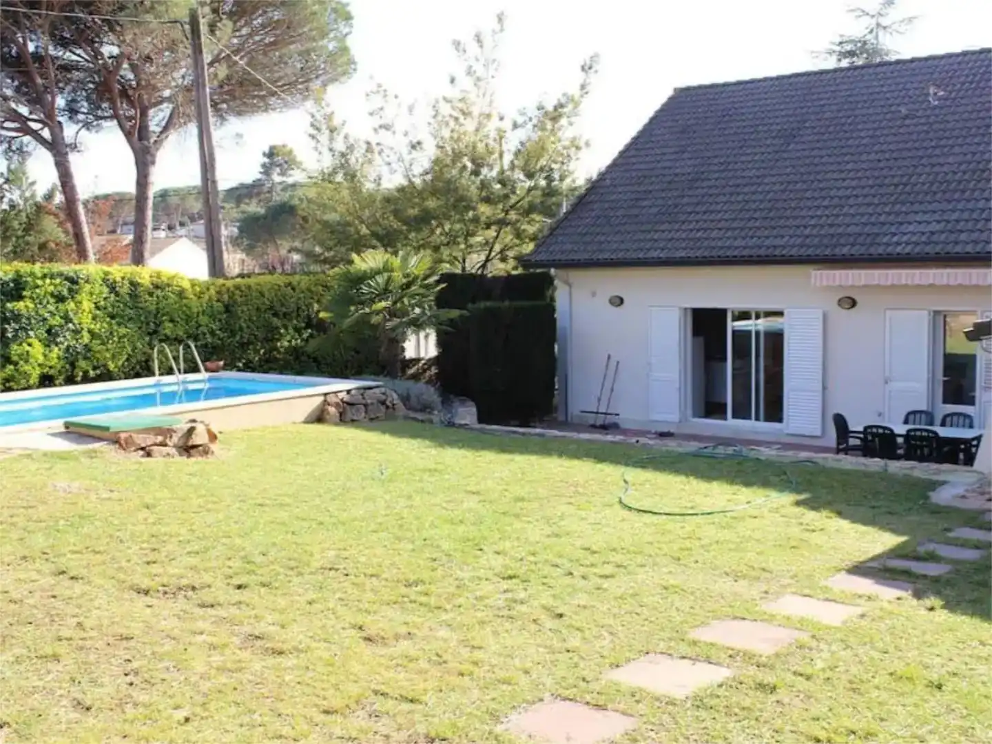 Jardí de Casa o xalet de lloguer en Llagostera amb Aire condicionat, Jardí privat i Parquet