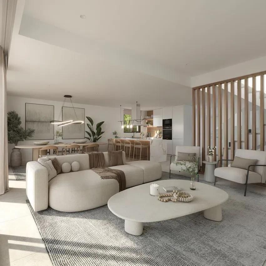 Living room of Single-family semi-detached for sale in Alhaurín de la Torre  with Air Conditioner, Private garden and Swimming Pool