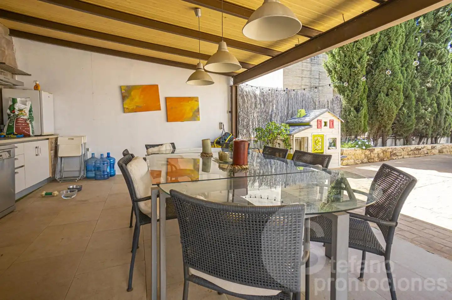 Terraza de Casa o chalet de alquiler en Málaga con Aire acondicionado, Calefacción y Jardín privado