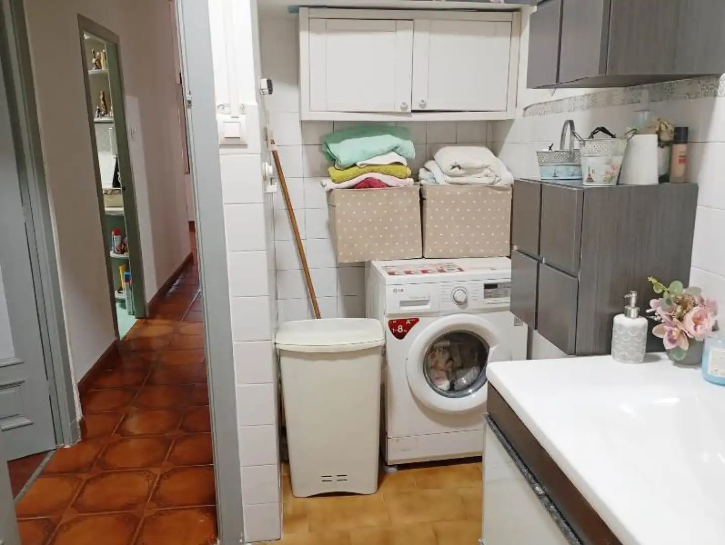 Cocina de Casa o chalet en venta en Los Corrales de Buelna  con Calefacción, Jardín privado y Terraza