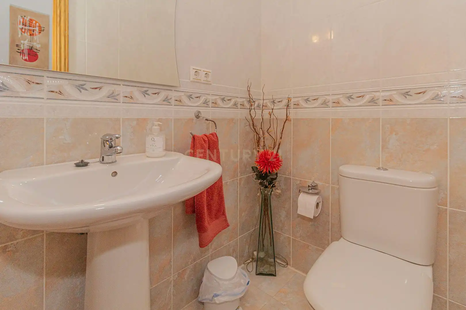Baño de Apartamento en venta en Calpe / Calp con Aire acondicionado, Trastero y Piscina comunitaria
