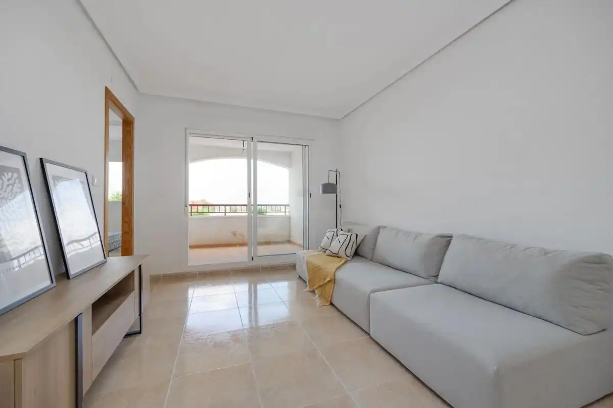 Sala de estar de Piso en venta en San Fulgencio con Jardín privado y Piscina