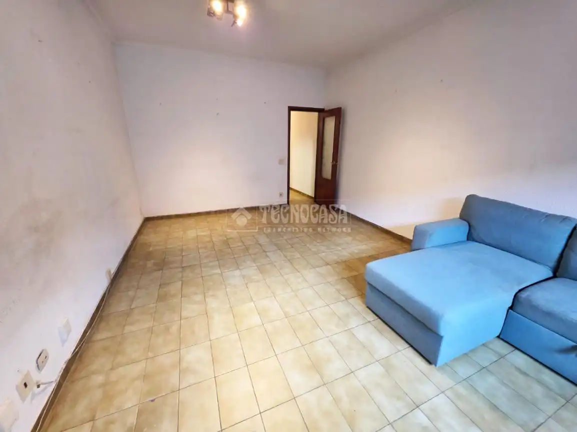 Sala de estar de Piso en venta en Barcelona con Calefacción y Terraza