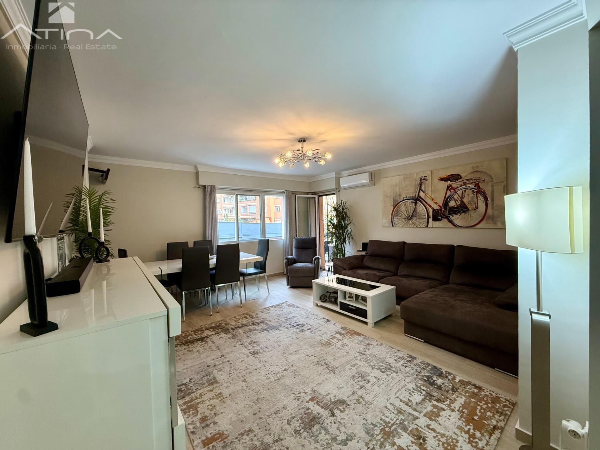 Sala d'estar de Apartament en venda en Dénia amb Aire condicionat, Calefacció i Balcó