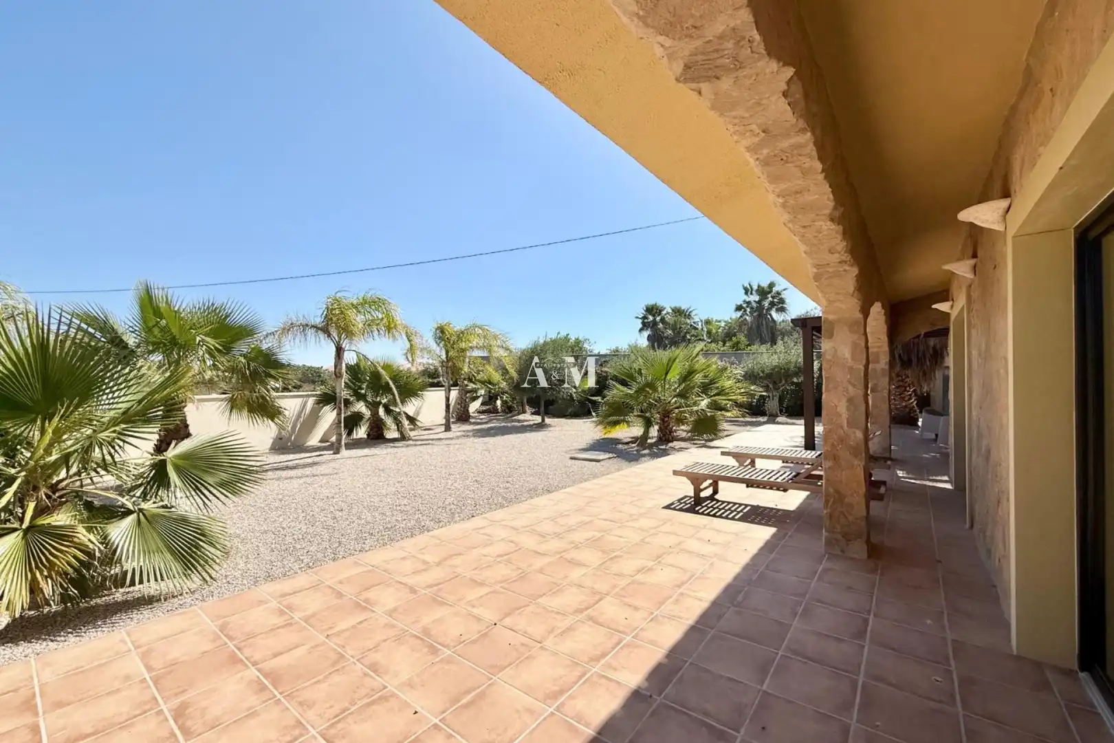 Terraza de Casa o chalet de alquiler en San Miguel de Salinas con Aire acondicionado, Calefacción y Jardín privado