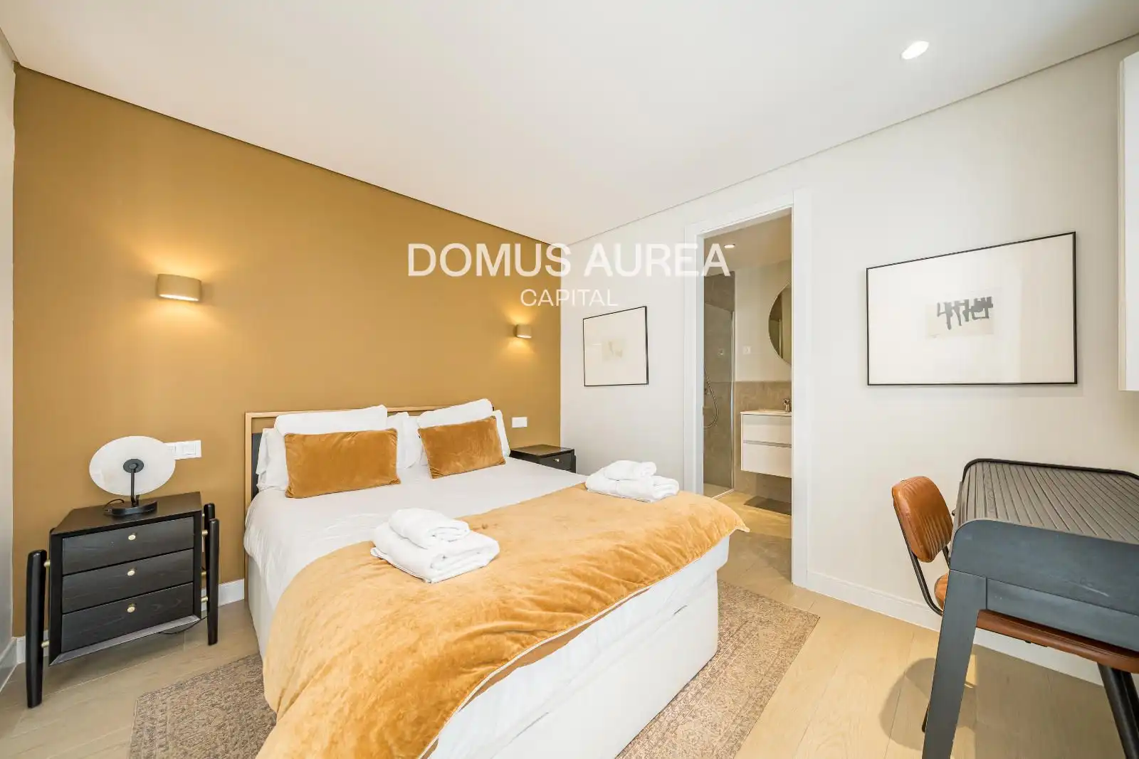 Schlafzimmer von Maisonette zur Miete in Madrid mit Klimaanlage, Heizung und Terrasse