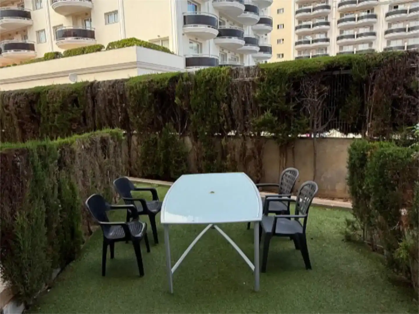 Terrassa de Apartament de lloguer en Peñíscola / Peníscola amb Aire condicionat, Jardí privat i Parquet