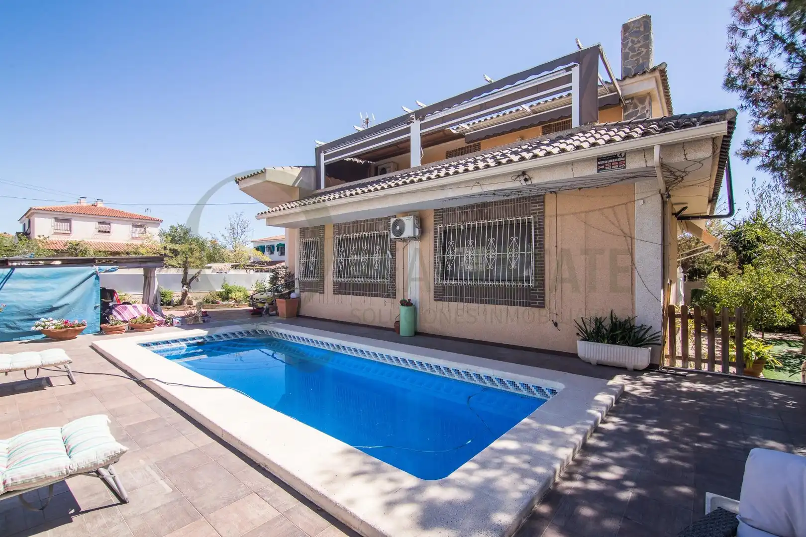 Exterior view of Houses for sale in San Vicente del Raspeig / Sant Vicent del Raspeig  with Heating, Private garden and Terrace