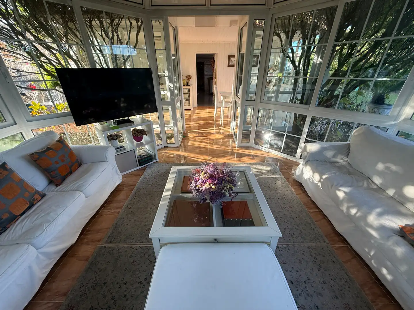 Sala de estar de Casa o chalet en venta en Castrillón con Calefacción, Jardín privado y Piscina