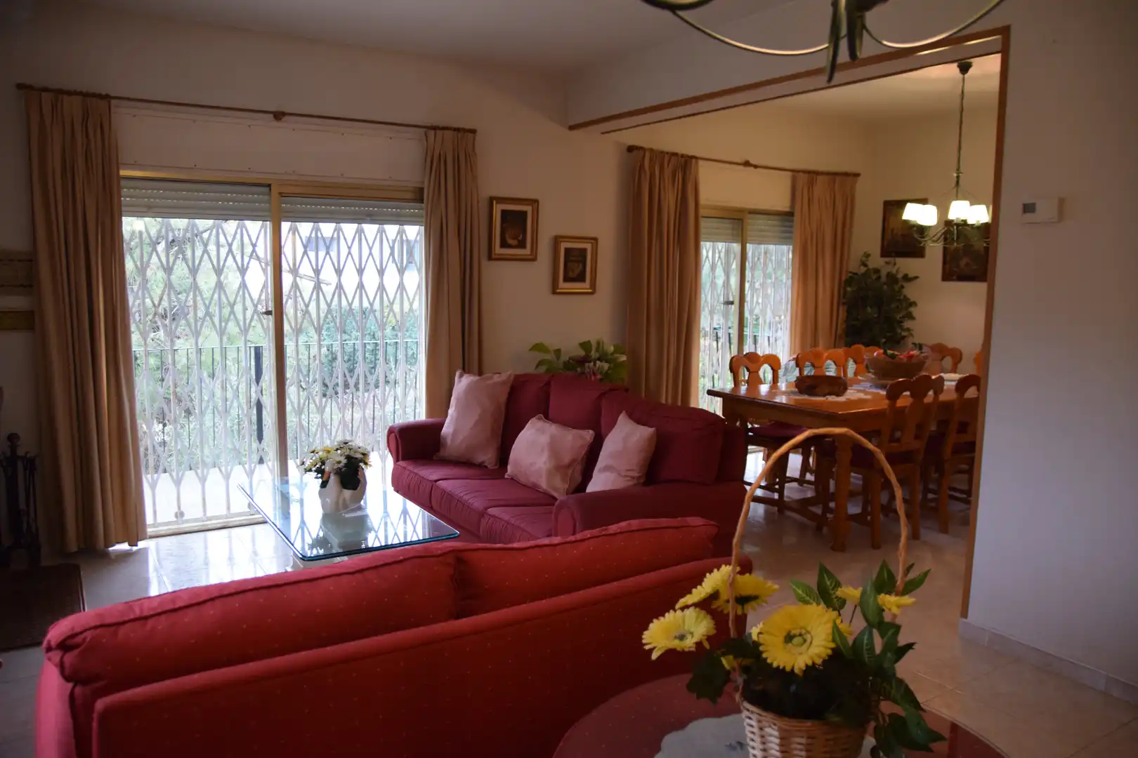 Sala de estar de Casa o chalet en venta en Moralzarzal con Calefacción, Jardín privado y Terraza