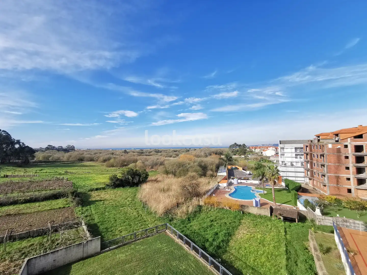 Exterior view of Flat for sale in Sanxenxo  with Heating, Private garden and Parquet flooring