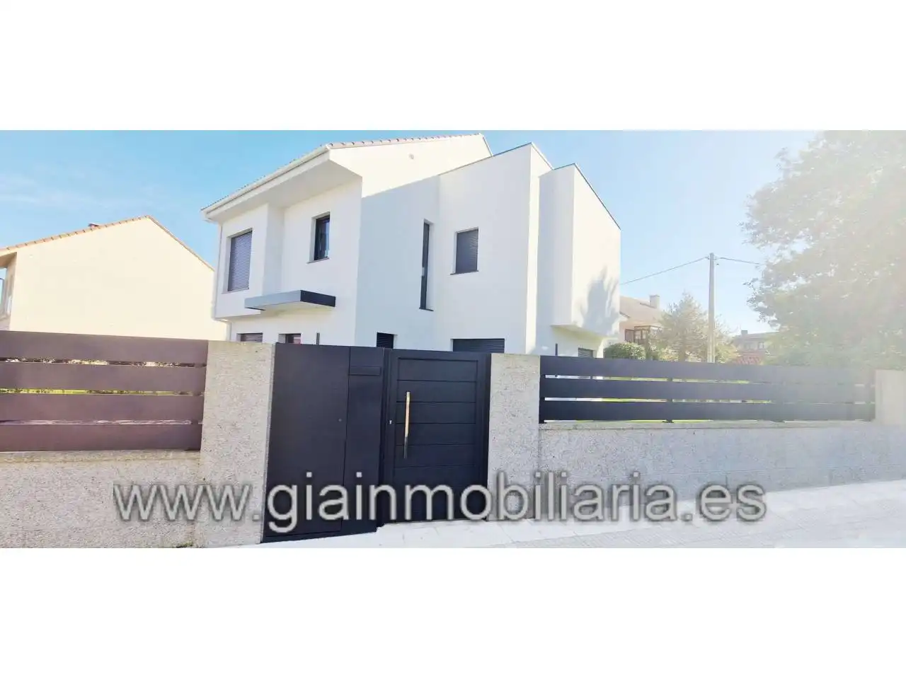 Exterior view of Houses for sale in Baiona  with Heating, Private garden and Terrace