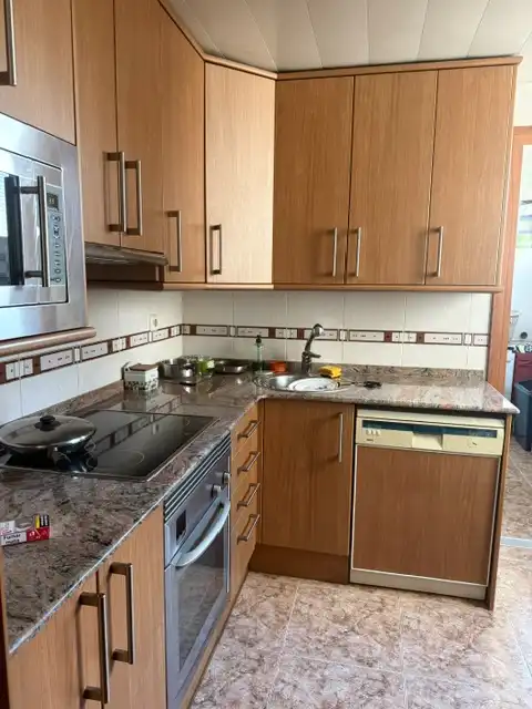 Kitchen of Flat for sale in Badia del Vallès  with Air Conditioner, Heating and Furnished