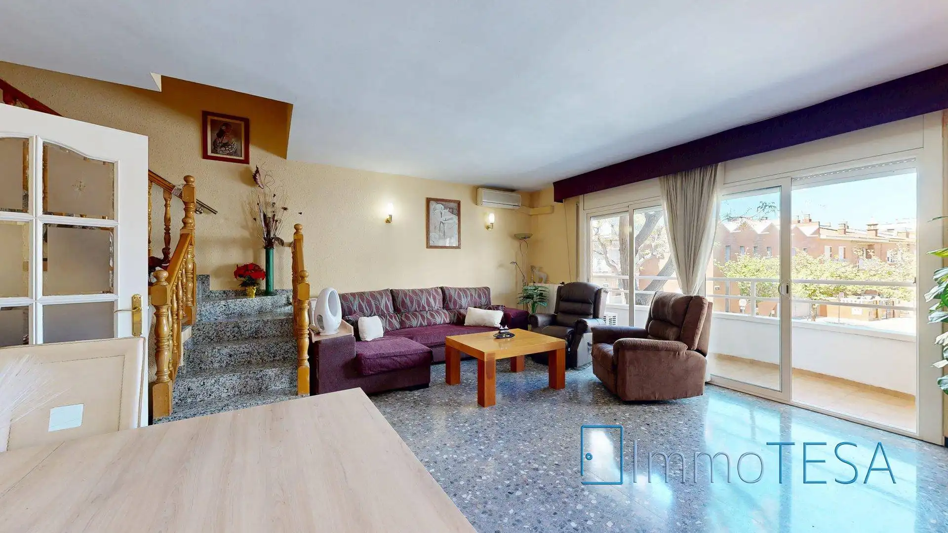 Wohnzimmer von Haus oder Chalet zum Verkauf in Barberà del Vallès mit Klimaanlage, Heizung und Terrasse
