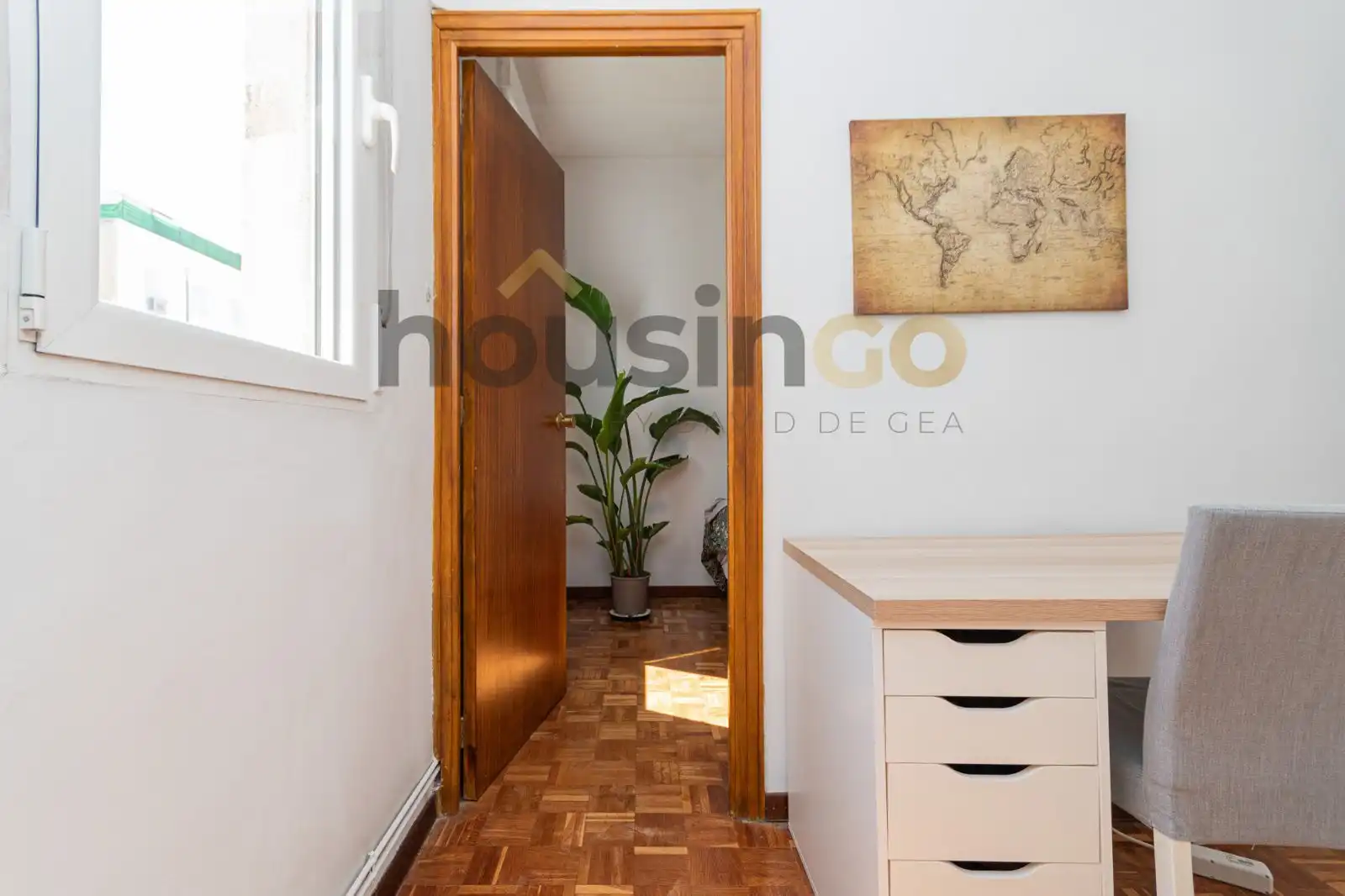 Habitación de Piso de alquiler en Madrid con Aire acondicionado, Calefacción y Parquet