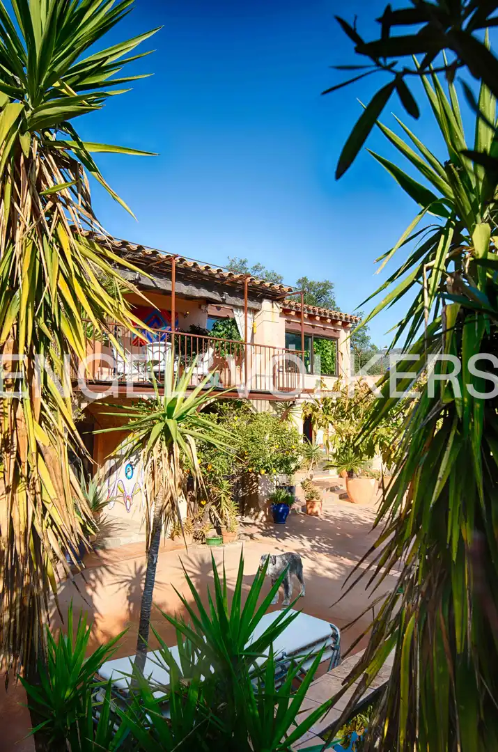 Exterior view of Detached homes for sale in Cantallops  with Private garden, Terrace and Swimming Pool
