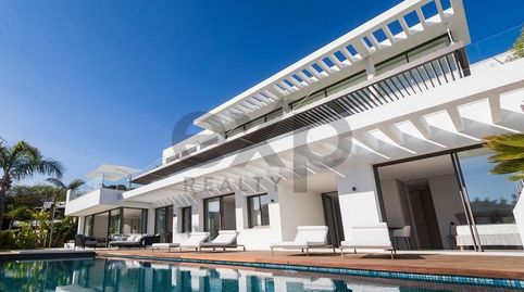Modern brand new five bedroom villa with sea and golf views in La Quinta