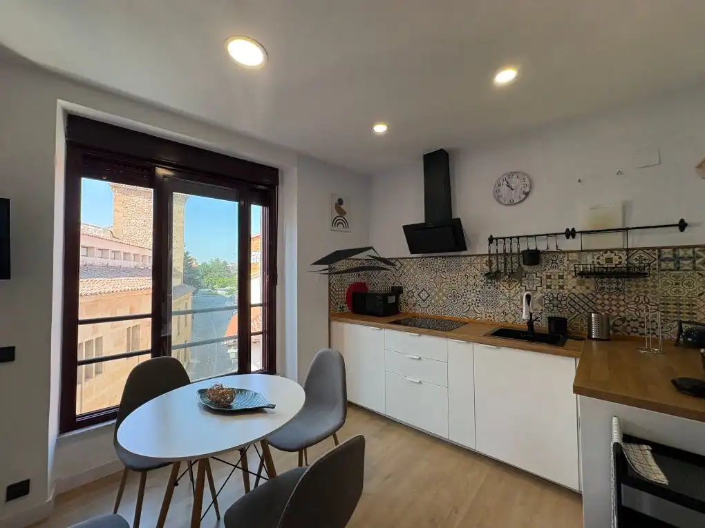 Kitchen of Duplexes for rent in Salamanca  with Air Conditioner, Heating and Furnished