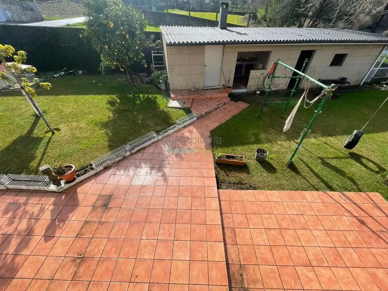 Terraza de Casa o chalet en venta en Vigo  con Jardín privado, Parquet y Terraza