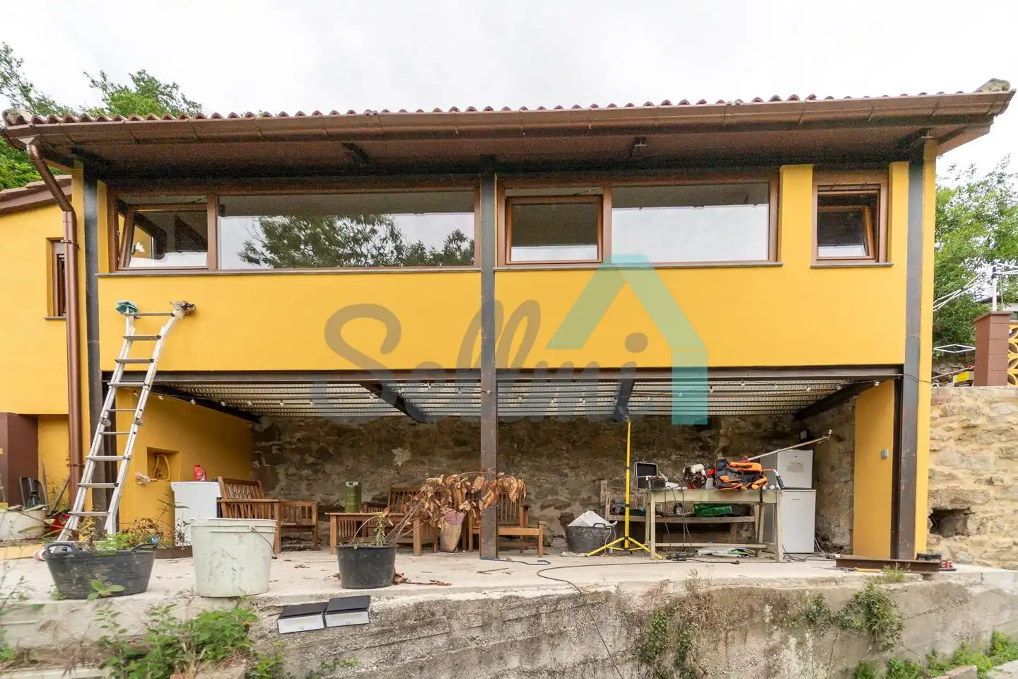 Exterior view of Houses for rent in Mieres (Asturias)  with Heating, Private garden and Parquet flooring