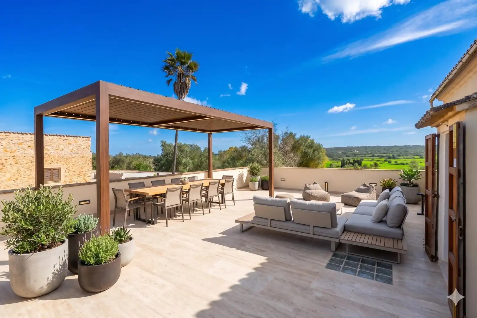 Terrassa de Casa o xalet en venda en Sencelles amb Jardí privat, Terrassa i Traster
